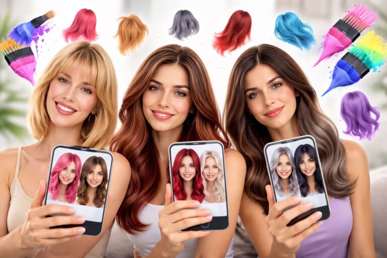 Aplicaciones para cambiar el color del cabello